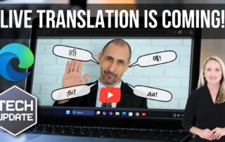 AI audio translation previews in Microsoft Edge